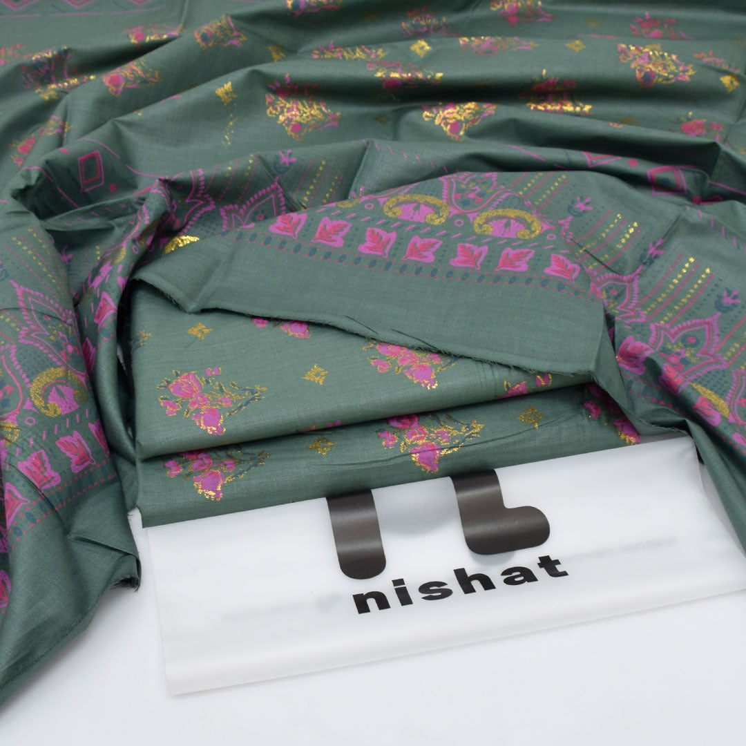Nishat Lawn Digital Printed 3-Piece Unstiched