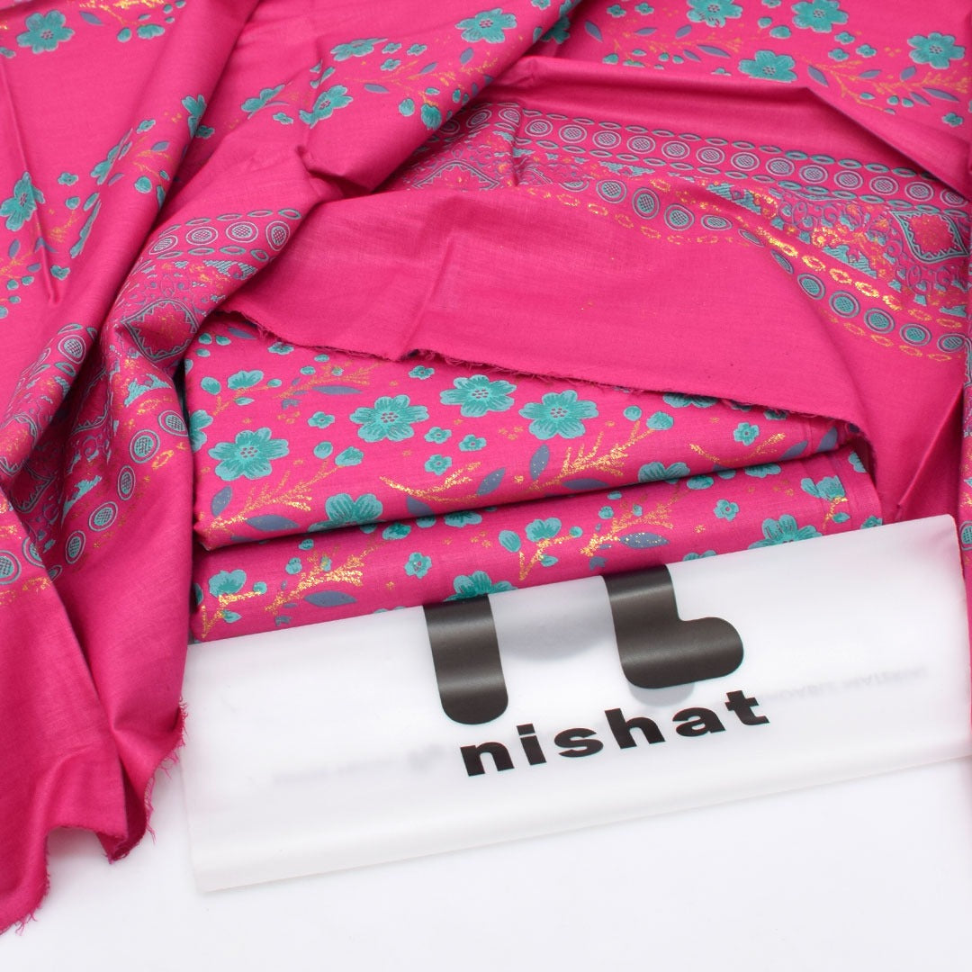 Nishat Lawn Digital Printed 3-Piece Unstiched