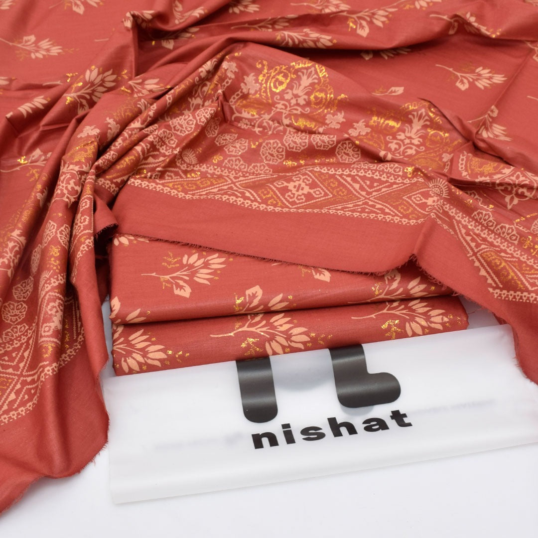 Nishat Lawn Digital Printed 3-Piece Unstiched